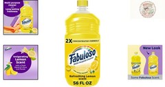 Powerful 2X Concentrated Cleaner – Lemon Scented, Versatile & Safe – 56 Oz