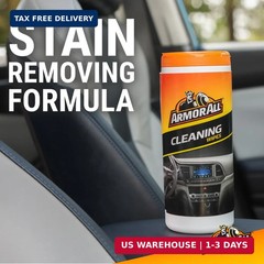 Armor All Car Cleaning Wipes, 90 Count Canister, Car Wipes | Lint-free car dashb