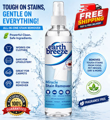 Earth Breeze Miracle Stain Remover Spray – Powerful All-In-One Solution – Remove