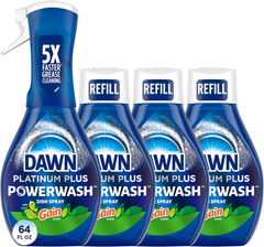 Powerwash Gain Original Dish Spray, Liquid Dish Soap, Dish Soap Refill, , 1 Star