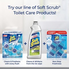 Soft Scrub 4-in-1 Toilet Care, Sapphire Waters, 1.76 Fl Oz (Pack of 1), Blue