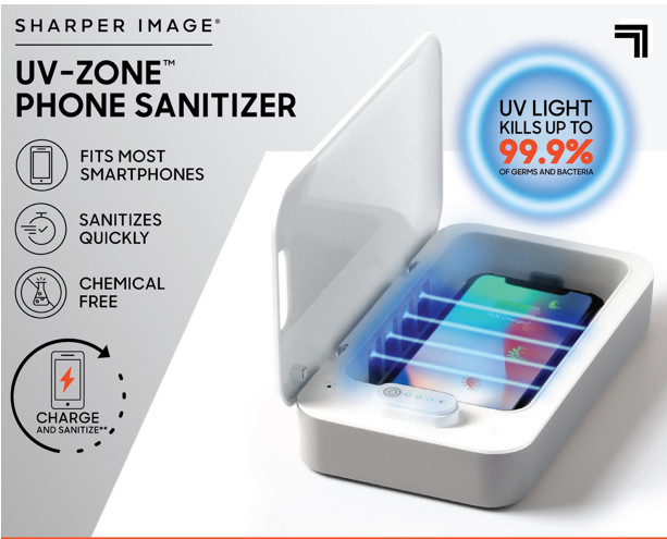 Sharper Image UV-Zone Phone UV Sanitizer