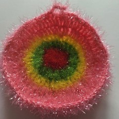 Hand-knit acrylic scrubber, korean mom’s hand made, 2ea