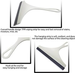 Glass Window Wiper Cleaner Bathroom Squeegee Car Mirror Scrub Cleaning Tool