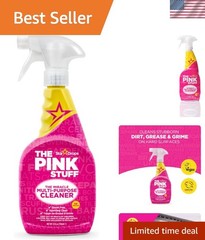 25 fl Oz The Pink Stuff Magic Cleaner – Grease & Stain Remover for All Surfaces