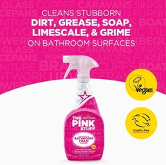 The Pink Stuff – Miracle Bathroom Foam Cleaner 750ml – Baths, Tiles, Soap Scum