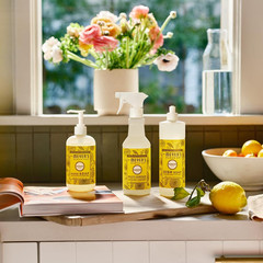 Mrs Meyers Kitchen Basics Set Dandelion Hand Soap Dish Soap Surface Spray Kit