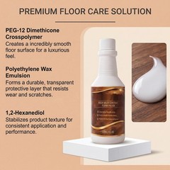 Floor Polishing Solution 120ml Pet Safe Quick Dry Scratch Removal Floor Shine