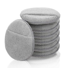 6Pcs Microfiber Applicator Pads for Cutting Board Oil, Reusable Wax Applicato…