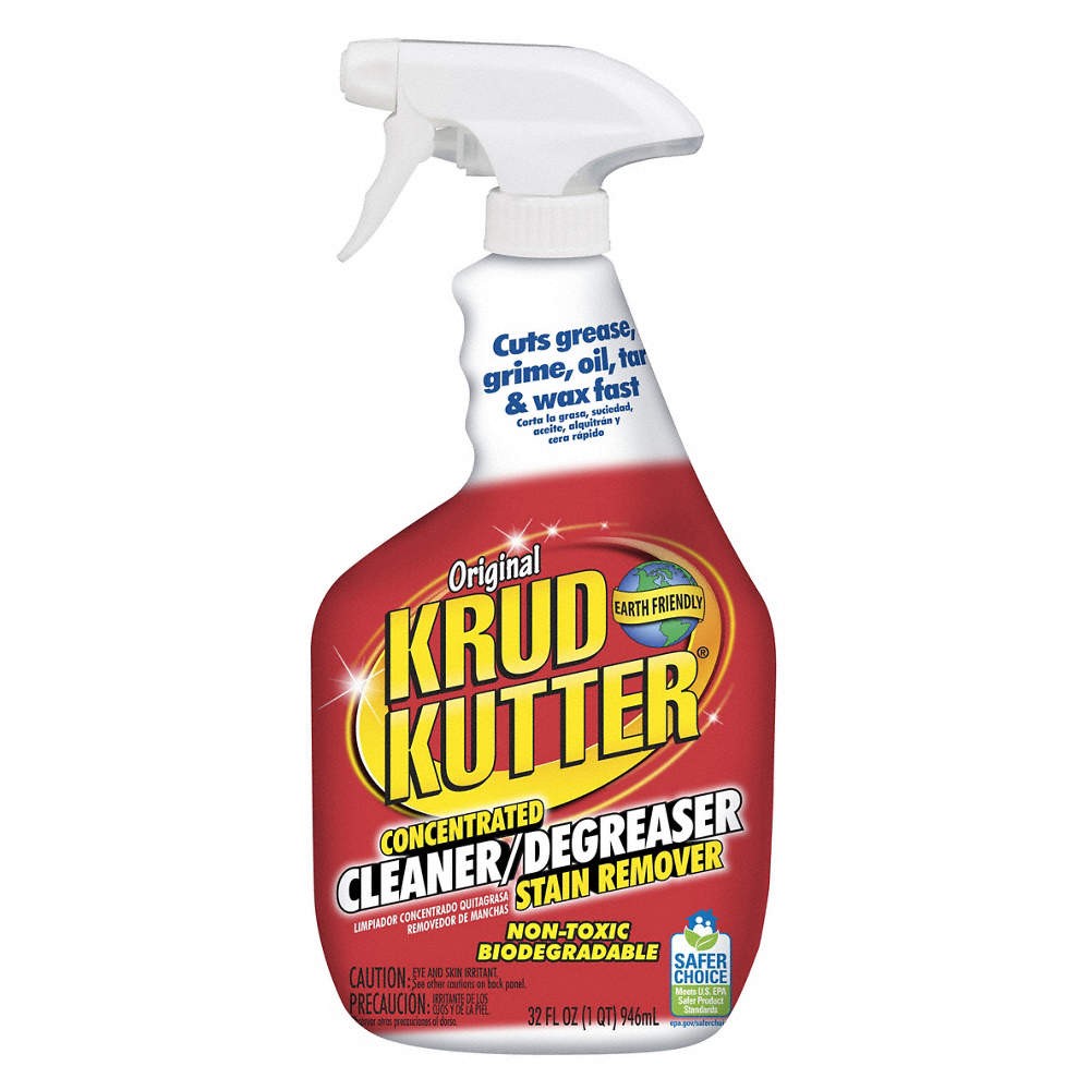 KRUD KUTTER KK326 Cleaner/Degreaser,32oz,Trig Spray Bottle PK 4