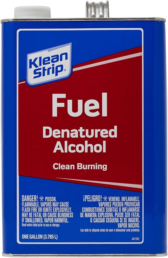 Klean Strip GSL26 Denatured Alcohol Clean Burning Fuel 1 Gallon.