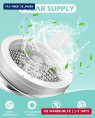 Uproot Clean Washing Machine Cleaner Tablets – 24 Pack for a 12 Month Supply. Fo