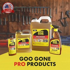 Goo Gone Pro-Power Spray Gel Adhesive Remover – Surface Safe, Great Cleaner, No