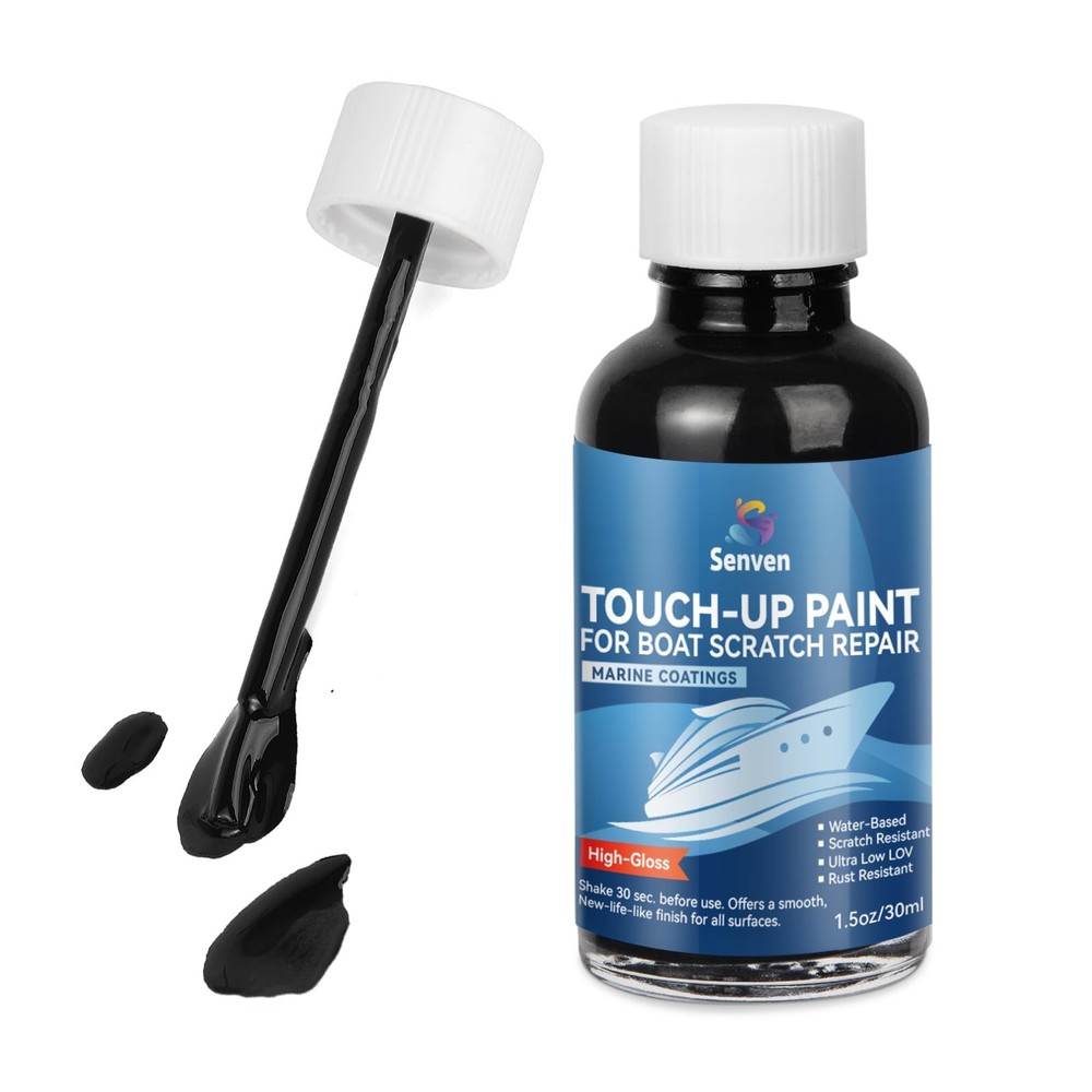 Boat Paint Touch Up Pen Marine Scratch Repair Glossy Enamel For Fiberglass Alumi