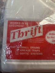 New Thrift FBA_T-600 Alkaline Based 6 lb. Granular Drain Cleaner, White…Sealed