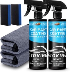 Ceramic Spray Coating 2 Pack High Gloss Car Wax Hydrophobic Paint Protection
