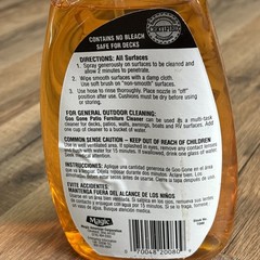 Goo Gone Outdoor Patio Furniture Cleaner With UV Protectant 24fl oz Discontinued