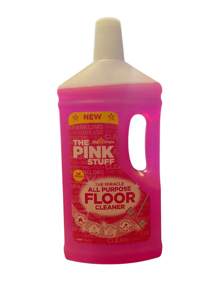 Lot of 3 Pink Stuff The Miracle All Purpose Floor Cleaner 33.8fl oz Each Vegan