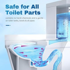 6 Pack Automatic Toilet Tank Cleaner Tablets – Powerful Limescale & Mold Remover
