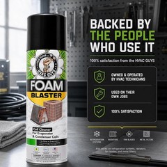 HVAC Coil Cleaner Foam Spray 3 Pack 18oz Deep Penetrating Evaporator and Cond…