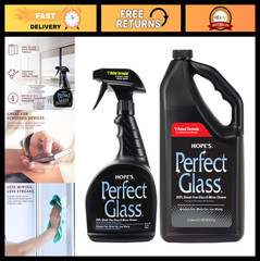 Streak-Free Glass Cleaner Spray & Refill – Ammonia-Free for Windows, Mirrors, Sc