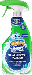 Mega Bathroom and Shower Cleaner Spray, Foaming Action Removes Limescale and Soa
