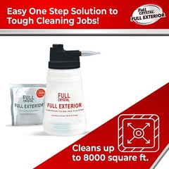 Full Crystal Exterior Cleaner Bottle And 4 Oz Powder Makes 5 Gallons