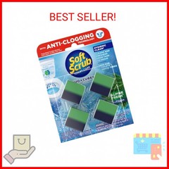 Soft Scrub in-Tank Toilet Cleaner Duo-Cubes, Alpine Fresh, 4Count
