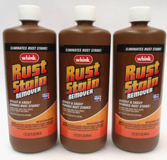 3 Whink No Scent Rust Stain Remover 32 oz Liquid Safe For Pipes & Septic Tanks