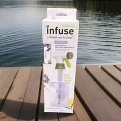 Infuse All Purpose Refillable Spray Bottle Non Toxic Concentrate Lavender Lemon