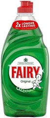 Fairy Original Washing Up Liquid 320ml 2 Pack – Concentrated Dish Soap Original
