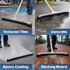 Dsv Standard Curved Floor Squeegee 24 Inch Rubber Blade