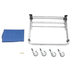 Commercial Laundry Cart Laundry Cart with Wheels Folding Laundry Cart Blue