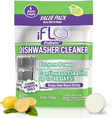 Dishwasher Cleaner Tablets with biotic – Deep Cleaning Dishwasher and Deodorizer