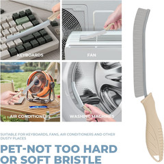 3Pcs Cleaning Brush – Includes Soft Bristle, Hard Crevice, Multifunctional Grout