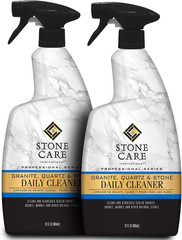 Granite Cleaner – 32 Fluid Ounces (2 Pack) Granite Marble Quartz Tile Travertine