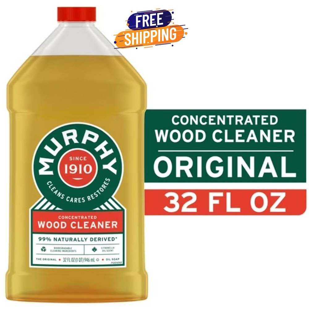 Murphy Oil Soap Wood Cleaner, Original – 32 Fluid Ounce-Free Shipping