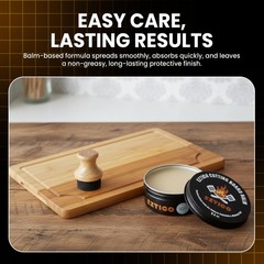 Cutting Board Wax – Food Safe Beeswax & Mineral Oil Board Butter for Wooden C…