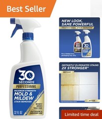 Pro Mold and Mildew Stain Remover – 32 Oz Ready To Use Indoor/Outdoor Cleaner