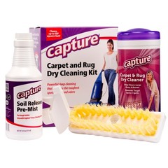 Carpet Total Care Kit 100: Dry Rug Powder Cleaner w/Pre-Mist Spray