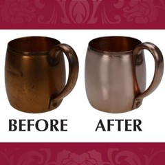 Wright’s Copper and Brass Cream Cleaner 8 Ounce Gently Cleans & Removes Tarnish