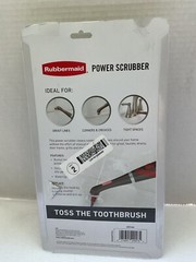 Rubbermaid Power Scrubber 2x Faster Cleaning Power plus Bonus Head
