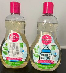 Dapple Baby Bottle & Dish Soap, Hypoallergenic Dish Soap-2 bottles