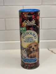 Vintage Glade Potpourri Carpet Room Pet Deodorizer Powder 16 oz New Sealed 1991