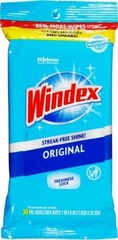 Effortless Glass Cleaning with Windex Wipes – 2 Packs of Scented Wipes