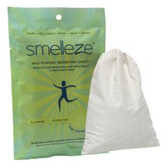 SMELLEZE Reusable Ethylene Gas Absorber Pouch: Treats Over 300 Sq. Ft.