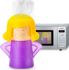 High-Quality Microwave Cleaner, 2 PCS Angry Mama – Cleans 7 Minutes Purple