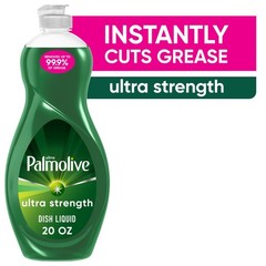 Ultra Strength Liquid Dish Soap Cuts Grease & Grime No Soaking Needed 20 fl oz