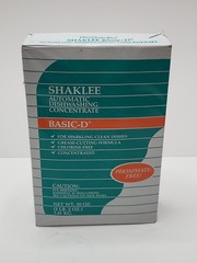 Vintage Shaklee Basic-D Automatic Dishwashing Concentrate Powder 50 oz. NOS 3lbs
