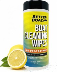 Boat Cleaner Wipes with UV Protection, Marine Vinyl Cleaner and Protectant, f…